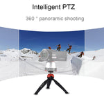 PULUZ Pocket Mini Tripod Mount with 360 Degree Ball Head & Phone Clamp for Smartphones, Tripod + Clamp