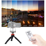 PULUZ Pocket Mini Tripod Mount with 360 Degree Ball Head & Phone Clamp for Smartphones, Tripod + Clamp