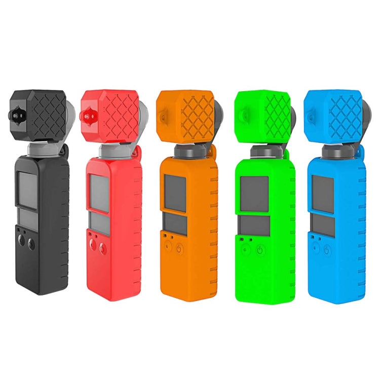 PULUZ  2 in 1 Diamond Texture Silicone Cover Case Set for DJI OSMO Pocket, For DJI OSMO Pocket