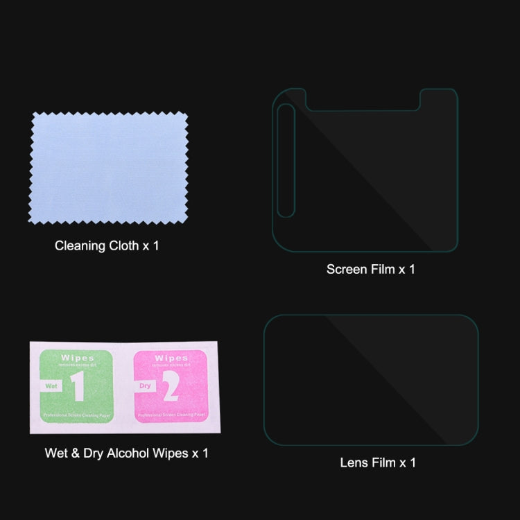 PULUZ Film de protection flexible anti-traces de doigts pour objectif avant et écran LCD arrière, compatible avec Sony RX0 II / RX0.