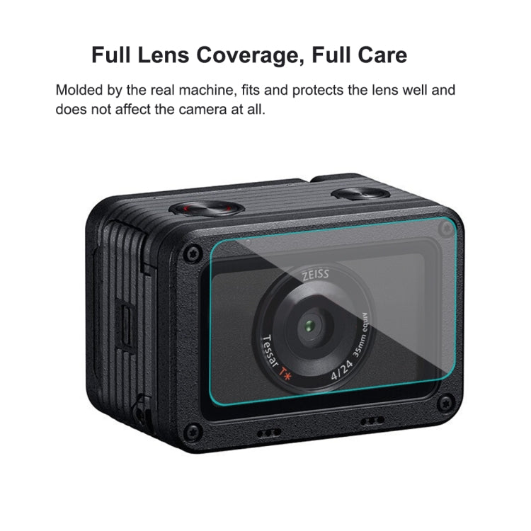 PULUZ Film de protection flexible anti-traces de doigts pour objectif avant et écran LCD arrière, compatible avec Sony RX0 II / RX0.