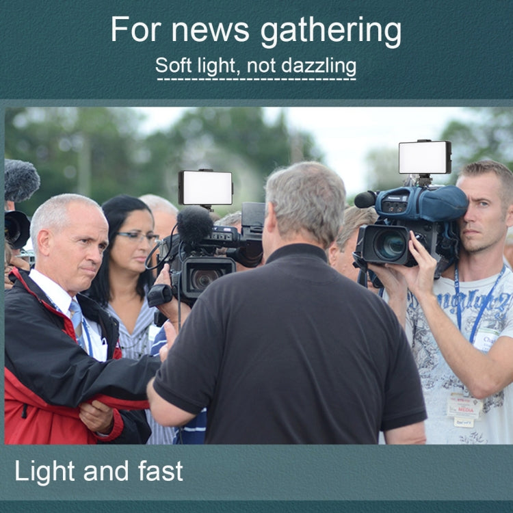 PULUZ 104 LED 3200K / 5600K Dimmable Video Light on-Camera Photography Lighting Fill Light for Canon, Nikon, DSLR Cameras, 104 LED Dimmable Light