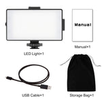 PULUZ 104 LED 3200K / 5600K Dimmable Video Light on-Camera Photography Lighting Fill Light for Canon, Nikon, DSLR Cameras, 104 LED Dimmable Light