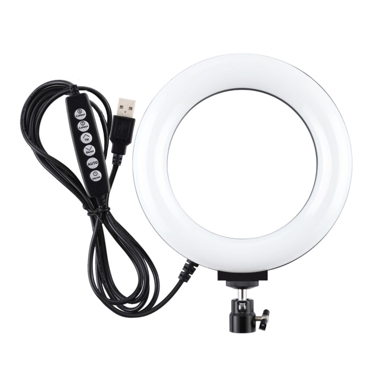 PULUZ حلقة إضاءة LED RGBW قابلة للتعتيم بقياس 6.2 بوصة 16 سم USB مع 10 أوضاع و8 ألوان للتصوير الفوتوغرافي والفيديو مع رأس كرة حامل ثلاثي القوائم، 6.2 بوصة RGBW