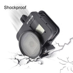 PULUZ Gehäuse aus CNC-gefrästem Aluminium mit 52-mm-UV-Linse für GoPro HERO8 Black (ohne Rahmen)
