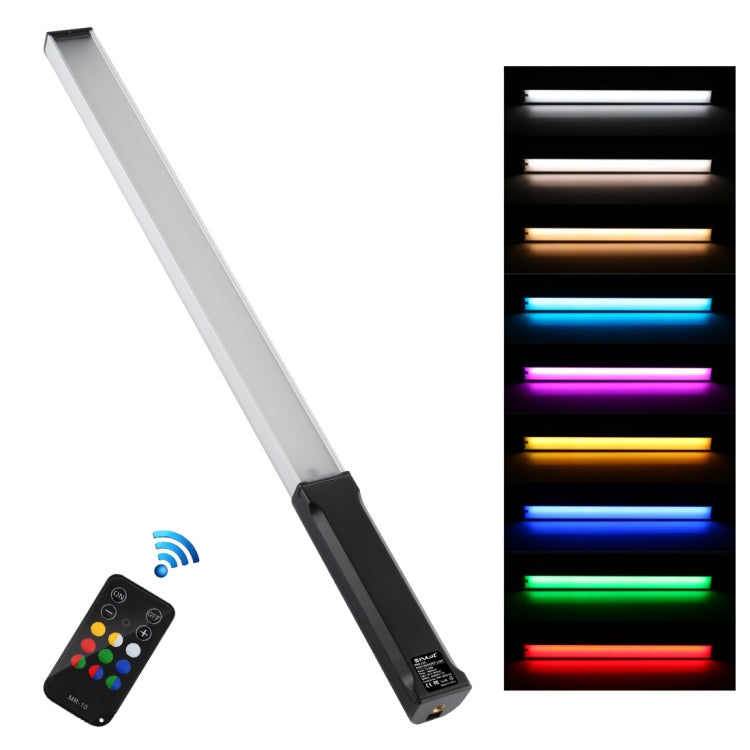 PULUZ RGB Colorful Photo LED Stick Adjustable Color Temperature Handheld LED Fill Light with Remote Control, Remote Fill Light