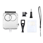 Boîtier étanche PULUZ 45 m pour GoPro MAX, avec fixation basique à boucle et vis.