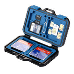PULUZ 27 in 1 Memory Card Case for 4CF + 8SD + 9TF + 1Card PIN + 1Standard SIM + 2Micro-SIM + 2Nano-SIM, 27 in 1, 27 in 1 (US)