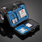 PULUZ Kartenleser + 22-in-1-Speicherkartenetui für 1 Standard-SIM + 2 Micro-SIM + 2 Nano-SIM + 3 CF + 7 SD + 6 TF + 1 Kartensteckdose, 22 in 1 + Kartenleser