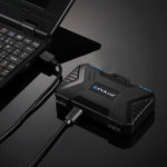 PULUZ Kartenleser + 22-in-1-Speicherkartenetui für 1 Standard-SIM + 2 Micro-SIM + 2 Nano-SIM + 3 CF + 7 SD + 6 TF + 1 Kartensteckdose, 22 in 1 + Kartenleser