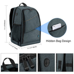 PULUZ Outdoor Portable Waterproof Scratch-proof Dual Shoulders Backpack Handheld PTZ Stabilizer Camera Bag with Rain Cover for Digital Camera, DJI Ronin-SC / Ronin-S, Backpack(Grey), Backpack(Black), Backpack(Grey US)