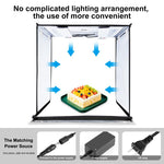 PULUZ Photo Studio Light Box Portable 60 x 60 x 60 cm Light Tent LED 5500K White Light Dimmable Mini 36W Photography Studio Tent Kit with 6 Removable Backdrops (Black Orange White Green Blue Red), 60cm Box(US), 60cm Box(UK), 60cm Box(EU), 60cm Box(AU)