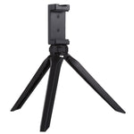 PULUZ Pocket Mini Plastic Tripod Mount with Phone Clamp for Smartphones, Plastic Tripod (Black)