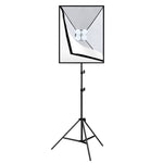 PULUZ 50x70cm Studio Softbox + 2m Tripod Mount + 4 x E27 20W 5700K White Light LED Light Bulb Photography Lighting Kit, 4 x Bulb EU Plug, 4 x Bulb US Plug