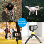 For GoPro HERO13 Black /12 Black /11 Black /10 Black /9 Black PULUZ Thin Housing Shell CNC Aluminum Alloy Protective Cage with Insurance Frame & 52mm UV Lens, For GoPro HERO9 Black Thin