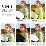 PULUZ 110cm 5 in 1 (Silver / Translucent / Gold / White / Black) Folding Photo Studio Reflector Board, 110cm Reflector