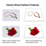 PULUZ 1000LM LED Acrylic No Polar Dimming Shadowless Light Pad with Switch for 40cm Photo Studio Box, Light(US), Light(UK), Light(EU)