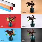 PULUZ Photography Background PVC Paper Kits for Studio Tent Box, Size: 121cm x 58cm, Backdrop 60cm(Red), Backdrop 60cm(W)
