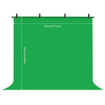 PULUZ 2x2m T-Shape Photo Studio Background Support Stand Backdrop Crossbar Bracket Kit with Clips, 2 x 2m Bracket Kit