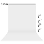 PULUZ 3m x 6m Photography Background Thickness Photo Studio Background Cloth Backdrop, 3m x 6m, 3 x 6m