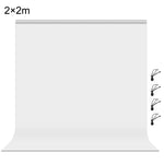 PULUZ 2m x 2m Photography Background Thickness Photo Studio Background Cloth Backdrop, 2m x 2m, 2 x 2m
