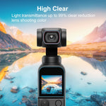 PULUZ 9H 2.5D HD Tempered Glass Lens Protector + Screen Film for DJI OSMO Pocket 2, For DJI OSMO Pocket 2