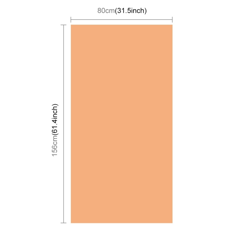 PULUZ Photography Background PVC Paper Kits for Studio Tent Box, Size: 156cm x 80cm, Backdrop 80cm(Orange), Backdrop 80cm(White)