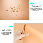 PULUZ Photography Background PVC Paper Kits for Studio Tent Box, Size: 156cm x 80cm, Backdrop 80cm(Orange), Backdrop 80cm(White)