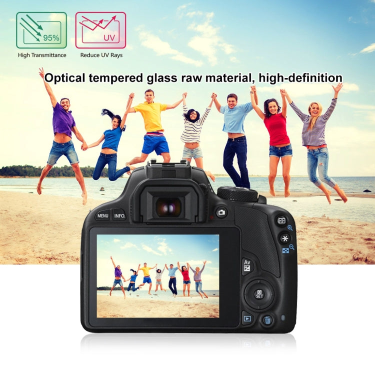 PULUZ 2.5D 9H Tempered Glass Film for Canon 100D, Compatible with Canon 100D / M3 / G1X2, For Canon 100D