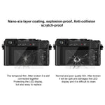 PULUZ 2.5D 9H Tempered Glass Film for Panasonic DMC-LX100, Compatible with Panasonic TX1 / TX2 / LX100II / LX100 / GF2 / GF3 / GF5 / GF6 / WEA / GM1 / FL1GK / GX7 / GF9  / GF8  / GF7 / GM1S / TZ70 / TZ90 / TZ85 / FZ85 / TZ57, FUJIFILM A1/ A2 / XM1/ X30...