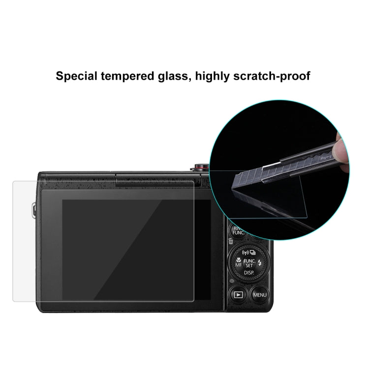 PULUZ 2.5D 9H Tempered Glass Film for Canon G7X, Compatible with Canon G3X / G9X / G5X / G7XII / G9XII / G1X Mark III / M6 / M100 / M50 / EOS RP / M6 Mark II, For Canon G7X