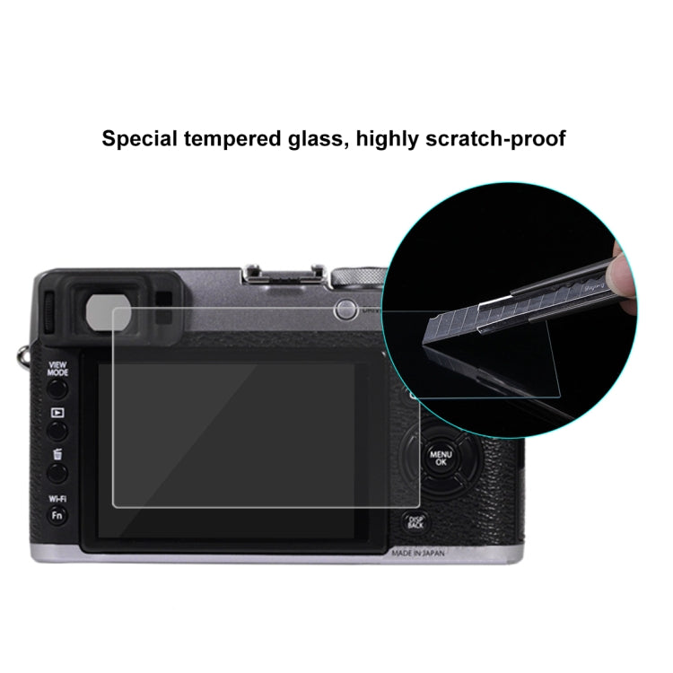 PULUZ 2.5D 9H Tempered Glass Film for Fujifilm X100T, Compatible with Fujifilm XE2 / XE2S / X100F, X100T Protector