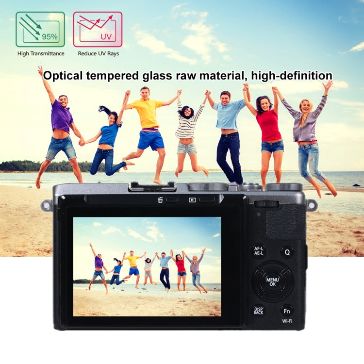 PULUZ 2.5D 9H Tempered Glass Film for Fujifilm X-70, Compatible with Fujifilm X-70, Leica M10, X-70 Protector