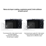 PULUZ 2.5D 9H Tempered Glass Film for Fujifilm X-70, Compatible with Fujifilm X-70, Leica M10, X-70 Protector