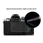 PULUZ 2.5D 9H Tempered Glass Film for Olympus EM10 / II / III / OM-D / EM-1/ II / III / E-P5 / E-PL7 / E-PL8 / 8 / 9 EM5 II / PEN-F / EM1X, Nikon 1V3, Panasonic GF6 / G99 / GX7III GX8 / GH3, Fujifilm X-H1, For Olympus EM10 / EM10-2