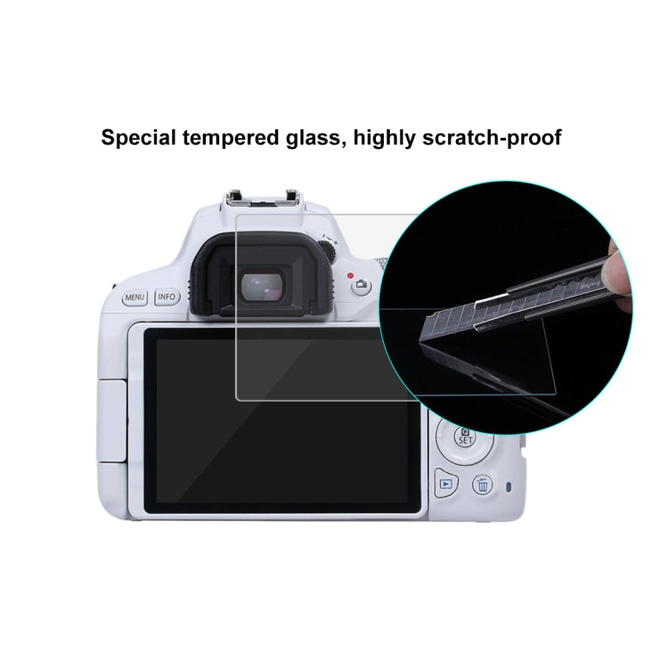PULUZ 2.5D 9H Tempered Glass Film for Canon EOS 200D / 200D II, Compatible with Canon KISS X9 / EOS Rebel SL2, Panasonic S1H, For Canon 200D
