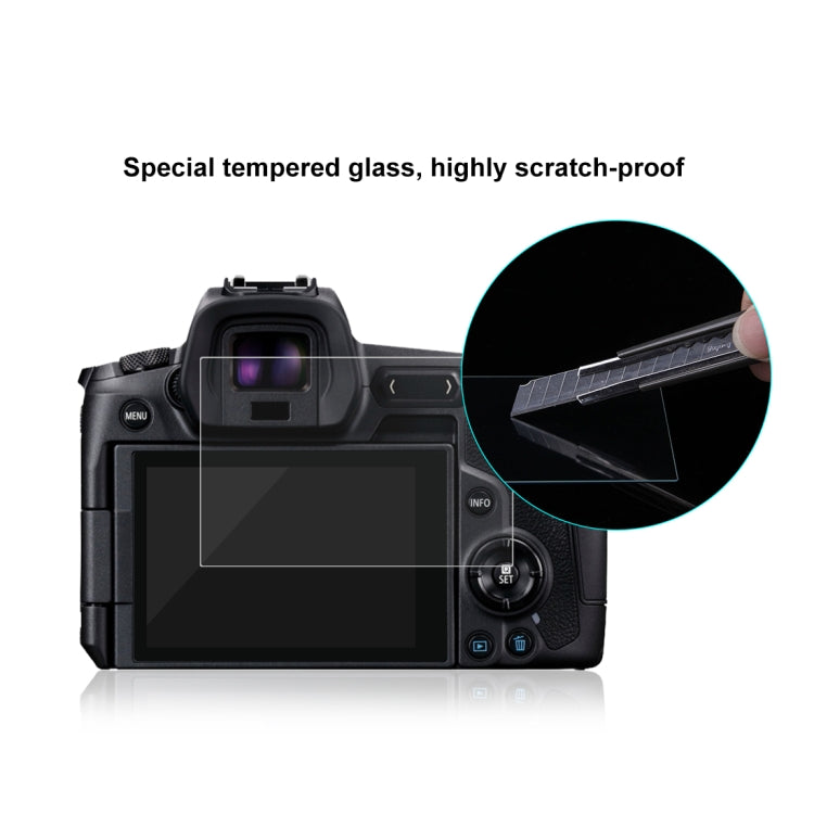 PULUZ 2.5D 9H Tempered Glass Film for Canon EOS R, Compatible with Panasonic S1/ S1R, Sigma FP, For Canon EOS R