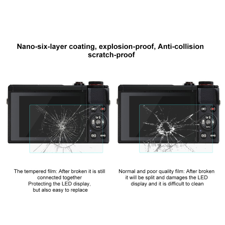 PULUZ 2.5D 9H Tempered Glass Film for Canon PowerShot G7 X Mark III / M200 / 850D, For Canon G7 X Mark III