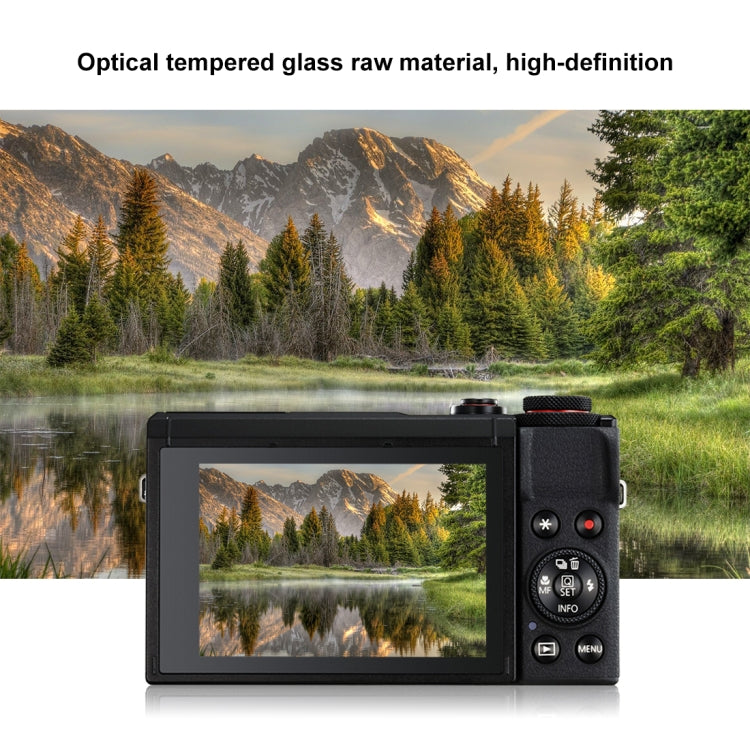 PULUZ 2.5D 9H Tempered Glass Film for Canon PowerShot G7 X Mark III / M200 / 850D, For Canon G7 X Mark III