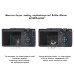 PULUZ 2.5D 9H Tempered Glass Film for Ricoh GR II /  GR, Compatible with Casio ZS29 / ZS28 / ZS27 / Z550, Panasonic SZ10, Sony A58 / 55 / DSC-WX60 / DSC-W730, Canon IXY210 / A3300 /  SX70 / S90 / G1X, For Ricoh GR II