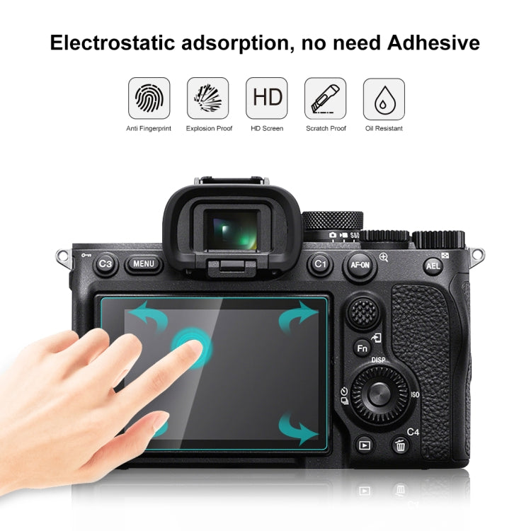 PULUZ 2.5D 9H Tempered Glass Film for Sony Alpha 7 IV / A7 IV / ILCE-7M4 / A7M4, For Sony Alpha 7 IV