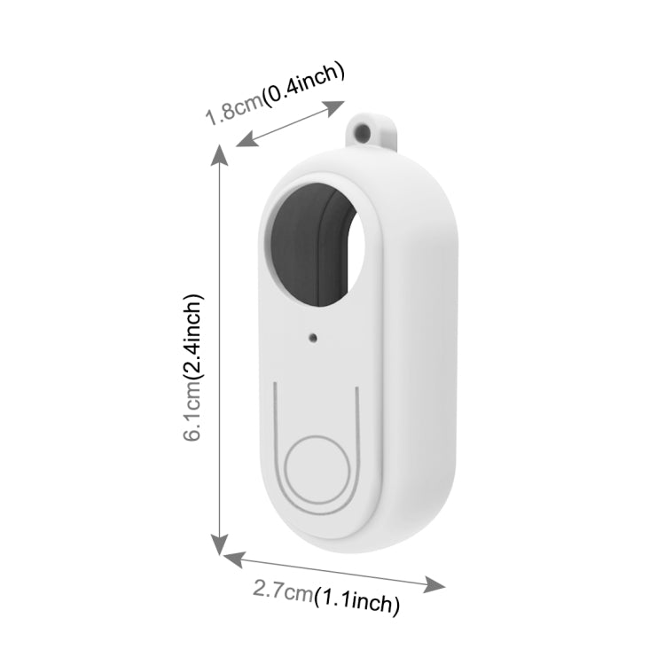 PULUZ غطاء حماية سيليكون مع غطاء عدسة لكاميرا Insta360 GO 2، لكاميرا Insta360 GO 2