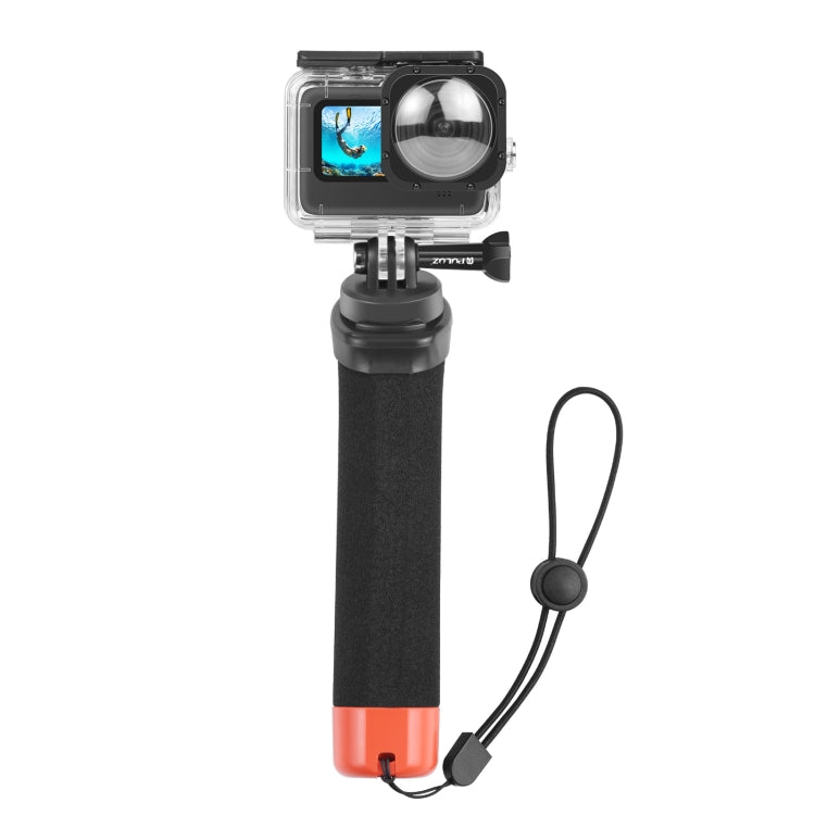 PULUZ Floating Foam Hand Grip Buoyancy Rods with Strap & Quick-release Base for GoPro, Insta360, DJI and Other Action Cameras, Foam Floating Hand Grip
