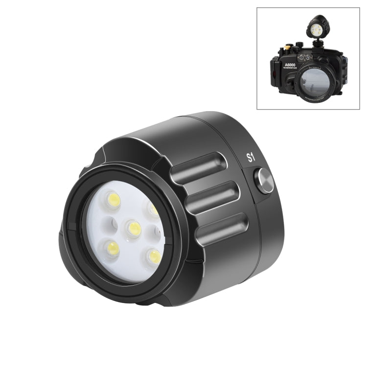 Éclairage LED sous-marin PULUZ 40 m, 1000 lm, 3,7 V/1100 mAh, pour la photographie de plongée avec GoPro, Insta360, DJI et autres caméras d'action.