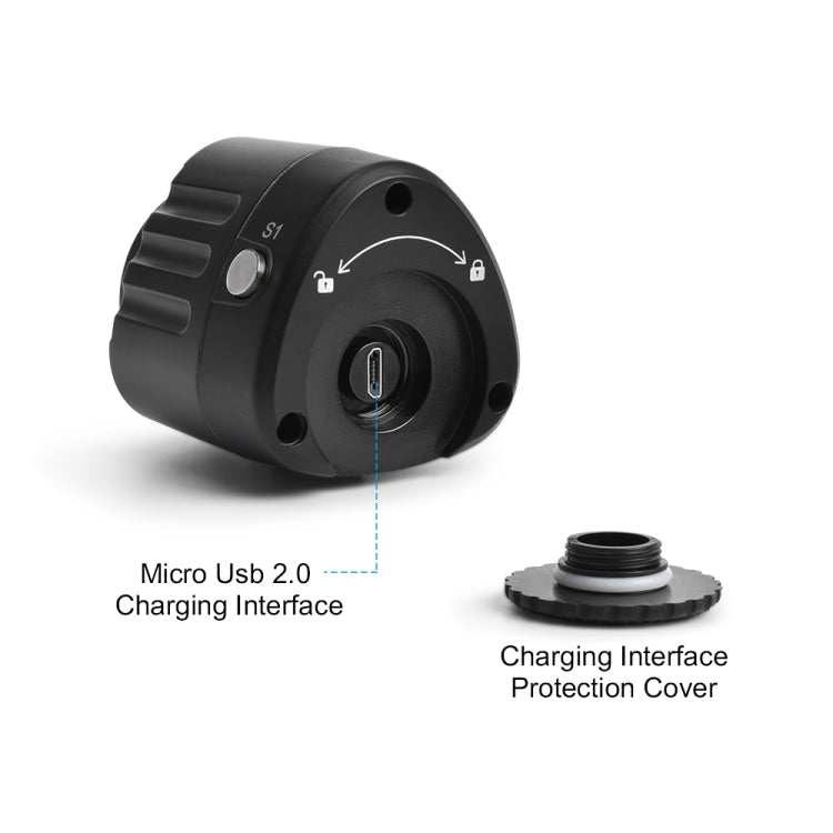 Éclairage LED sous-marin PULUZ 40 m, 1000 lm, 3,7 V/1100 mAh, pour la photographie de plongée avec GoPro, Insta360, DJI et autres caméras d'action.