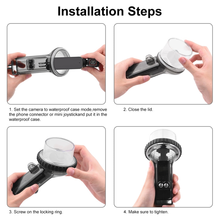 Boîtier étanche sous-marin PULUZ 60 m pour DJI Osmo Pocket 2, PULUZ