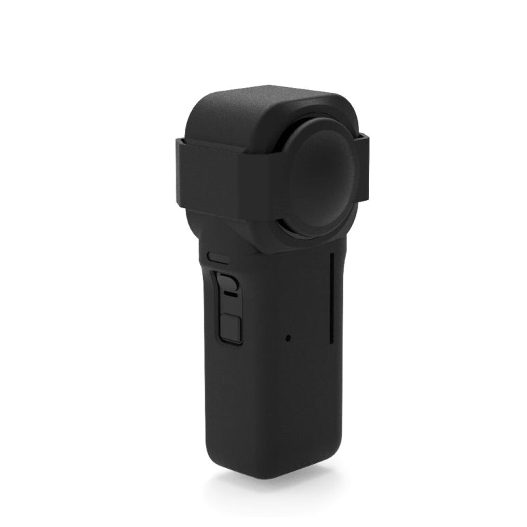 Étui de protection en silicone PULUZ avec cache-objectif pour Insta360 One RS 1 pouce 360 ​​Edition, étui en silicone (noir), étui en silicone (rouge)