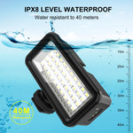 PULUZ 40 LEDs 40m Diving Waterproof Fill Light Camera Video Photo Studio Light, 40 LEDs