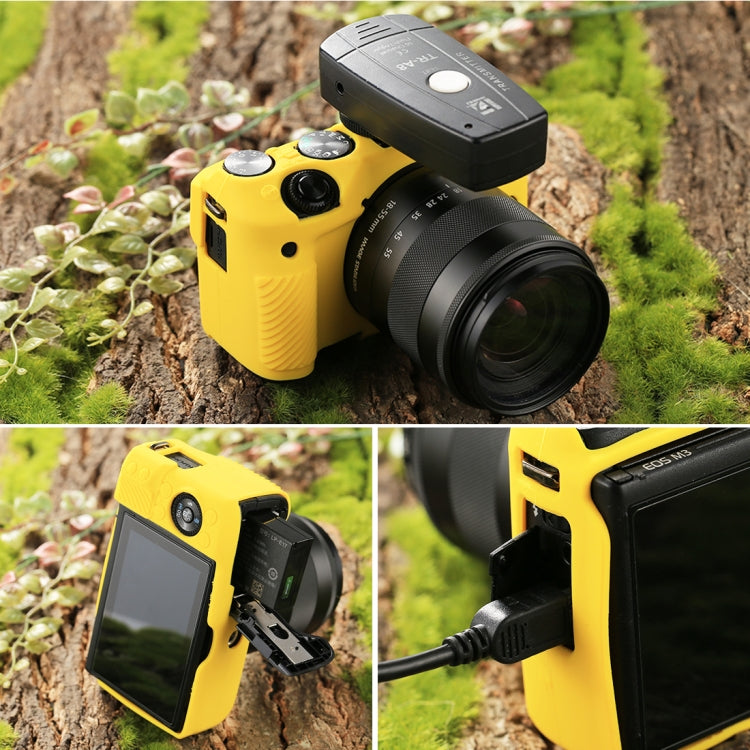PULUZ Soft Silicone Protective Case for Canon EOS M3, For Canon M3