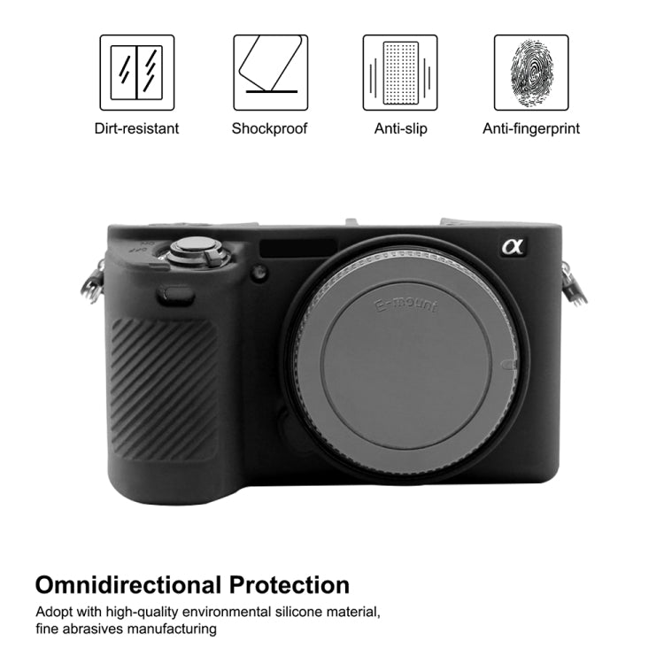 PULUZ Soft Silicone Protective Case for Sony ILCE-6500, For Sony ILCE-6500, For Sony A6500